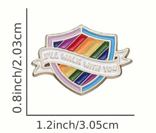 ALLY Shield Pride Pin
