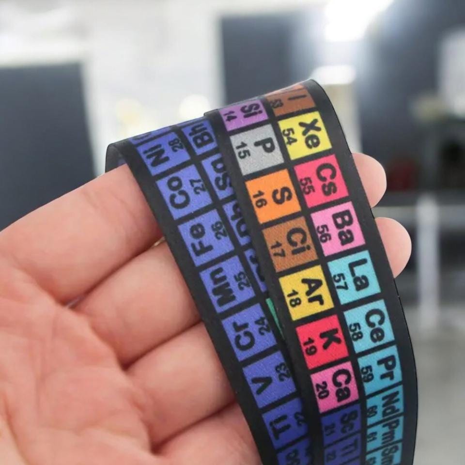 Periodic Table of Elements Lanyard  Enthusiast