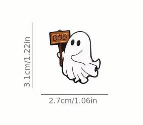 Halloween Ghost With BOO Sign