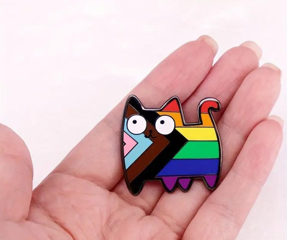 Cat Pride Pin