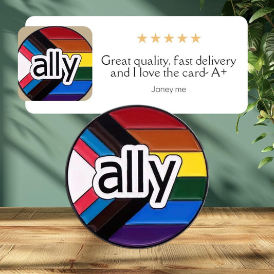 ALLY Pride Pin