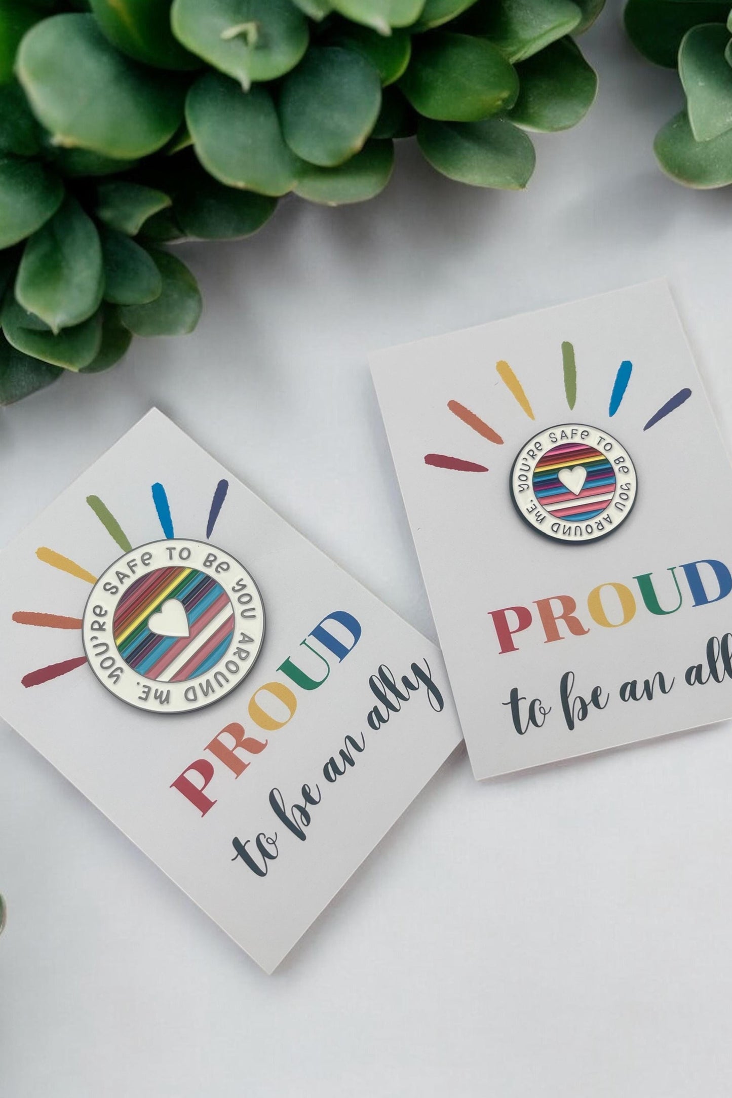 Large ALLY Pride Pin