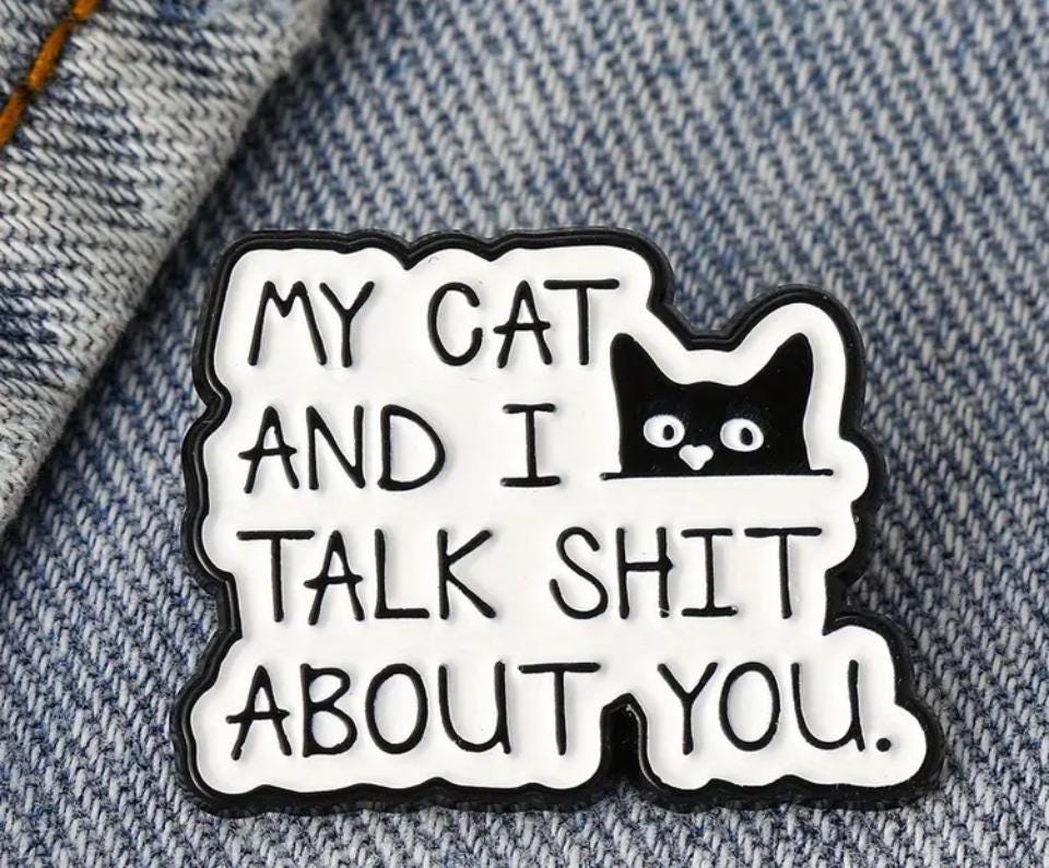 My Cat And I Talk Shit About You