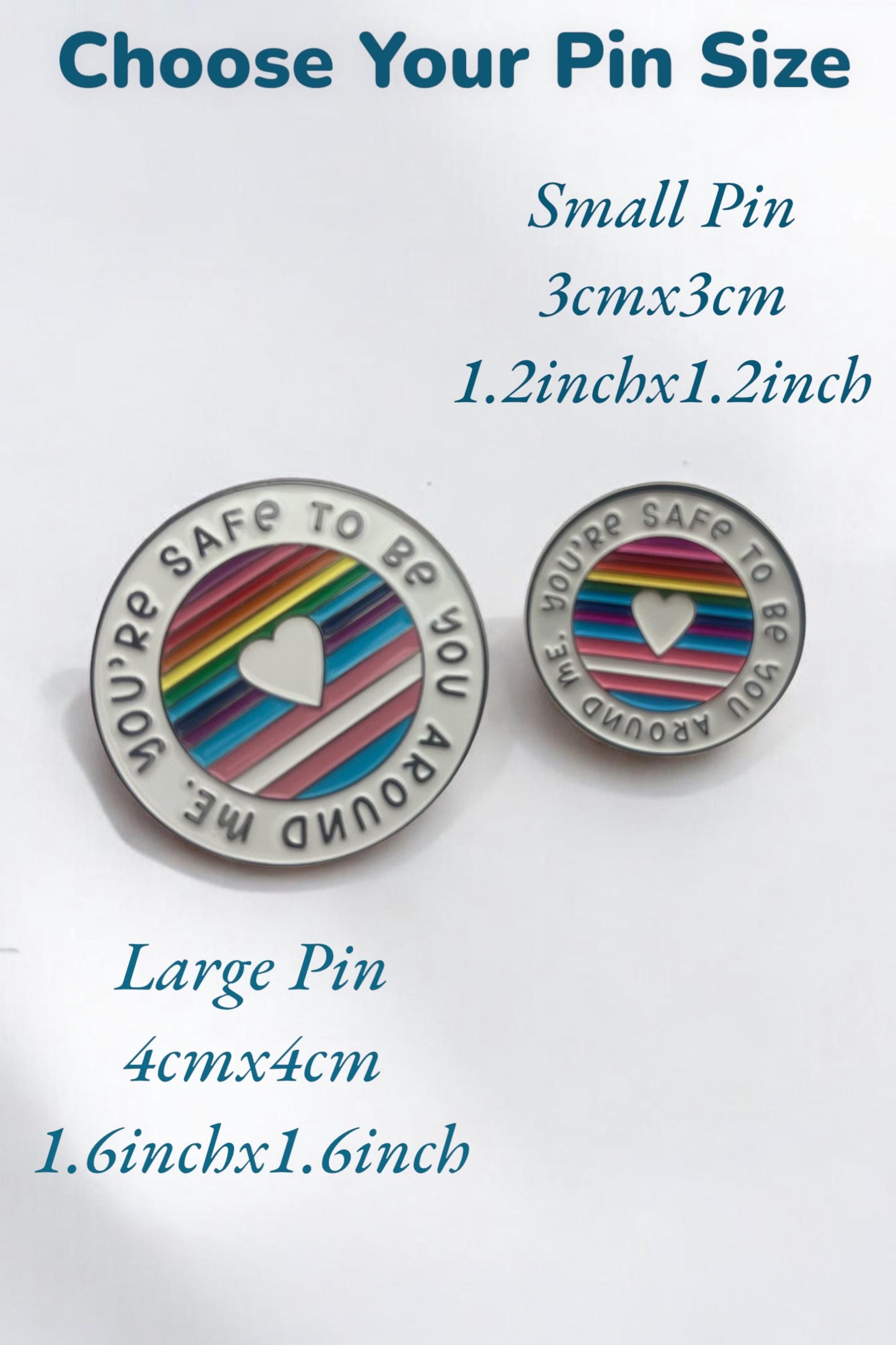 Large ALLY Pride Pin