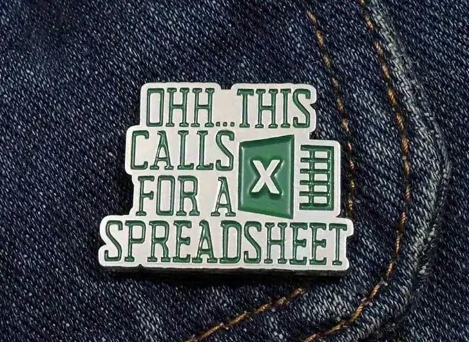 Ohh...This Calls For A Spreadsheet